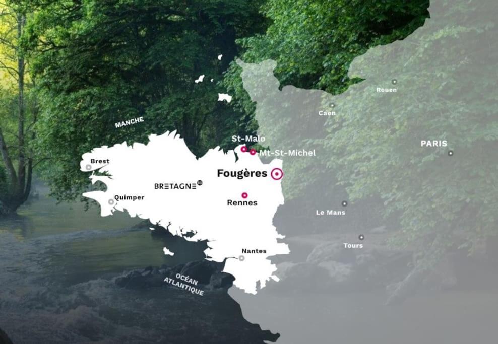 Appartement Avec Vue Fougères 외부 사진